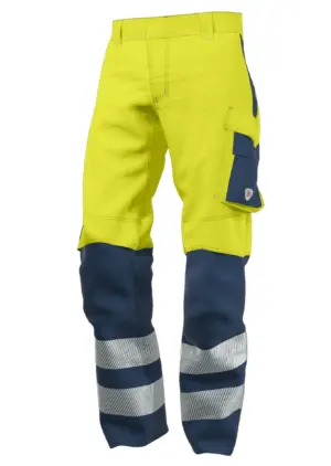 Bundhose Multi Protect Plus [Hi Vis], 1-lagig mit Knietaschen