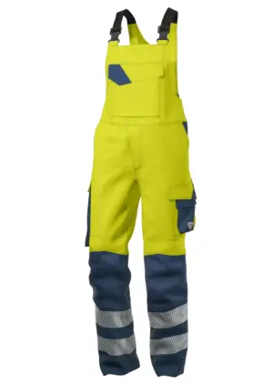 Latzhose Multi Protect Plus [Hi Vis], 2-lagig mit Knietaschen