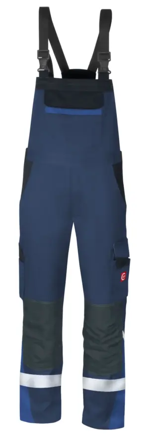 Latzhose EcoRover mit Knietaschen und Reflexstreifen