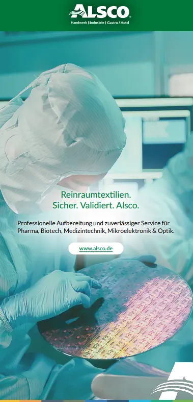 Alsco Reinraum-Broschüre Cover