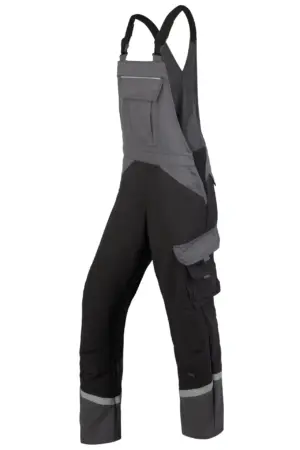Damen Latzhose Multi 6, mit Chemikalienschutz, zweilagig, mit Knietaschen